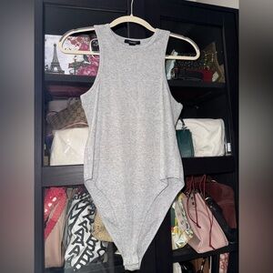 Forever 21 Heather Gray Bodysuit